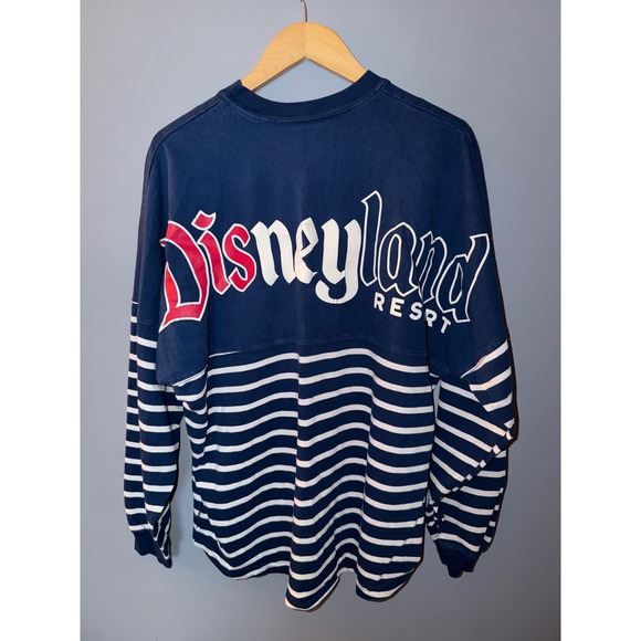 Disney Parks Spirit Jersey Tops - Disney Parks Disneyland Resort Spirit Jersey Navy White Striped Large EST 1955